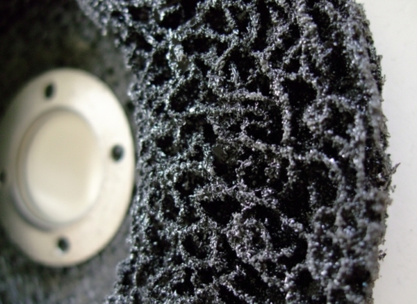 Grobreinigungsscheibe,CBS Scheibe Reinigungsscheibe 125 mm Schwarz